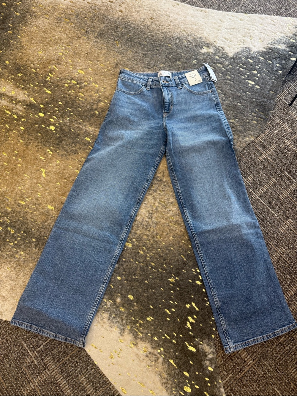 Abercrombie & Fitch Kids Wide-Leg Jeans Lot of 3 NWT